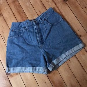 High-waisted shorts